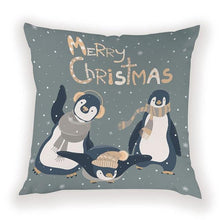 Load image into Gallery viewer, New Year Christmas Decorations Pillows Cover Christmas Décor for Home Christmas Tree Snowflake Snowman Reindeer Home Decor Throw Pillow Case Cushion Cover Santa Merry Christmas Gift Xmas 45x45cm