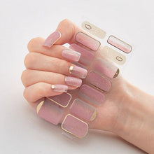Load image into Gallery viewer, New Year Patterned Nail Decor Nail Polish Nail Art Stickers Full Beauty Sticker for Nails Nail Accessorie Christmas Nail Sticker 3D Nail Art Stickers Decal Slider Template Diy Nail Tool Decorations Nail Art Design Self Adhesive Luxury Designer Nail Sticke