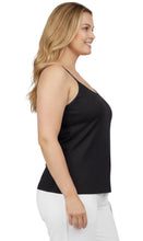 Load image into Gallery viewer, Women's Essential Adjustable Strap Camisole in Soft Cotton Blend Fabric with a built in Shelf Bra