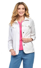 Load image into Gallery viewer, Women's Button Front Brushed Twill Jacket