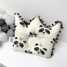 Load image into Gallery viewer, Newborn Baby Shaping Pillow Cute Crown Shape Backrest Cushion Anti-head Correction Bed Neck Support Pillows Baby Pillow Baby Bedding Air Mesh Organic Cotton Soft Baby Pillow Newborn Anti Flat Head Syndrome for Crib Cot Baby Pillow