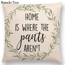 Load image into Gallery viewer, Newest Floral Quotes Decorative Pillow Covers Fresh Flowers Garland Inspirational Words Decorative Cotton Linen Throw Pillow Cushion Covers And Gifts For Women Daughter Mum Best Friend Birthday Home Decorations