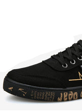 Load image into Gallery viewer, Newest Spring Autumn Men's Flat Shoes Fashion Comfortable Breathable Canvas Sneakers Men's Lace Casual Slip On Sneakers Classic Low Top Canvas Causal Comfortable Walking Flats Sneakers