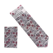 Load image into Gallery viewer, Vittorio Farina Men's Paisley Design Necktie & Pocket Square
