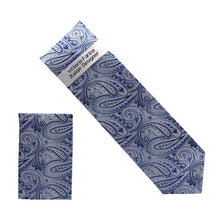 Load image into Gallery viewer, Vittorio Farina Men's Paisley Design Necktie & Pocket Square