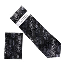 Load image into Gallery viewer, Vittorio Farina Men's Paisley Design Necktie & Pocket Square