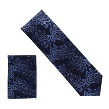 Load image into Gallery viewer, Vittorio Farina Men's Paisley Design Necktie & Pocket Square