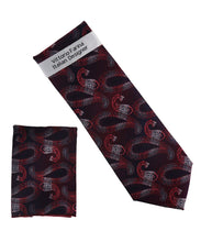 Load image into Gallery viewer, Vittorio Farina Men's Paisley Design Necktie & Pocket Square