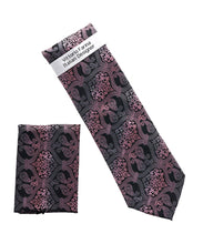 Load image into Gallery viewer, Vittorio Farina Men's Paisley Design Necktie & Pocket Square