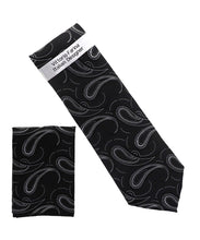 Load image into Gallery viewer, Vittorio Farina Men's Paisley Design Necktie & Pocket Square