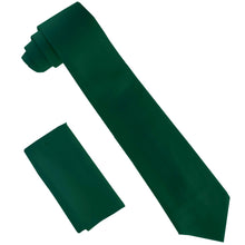 Load image into Gallery viewer, Vittorio Farina Solid Satin Necktie & Pocket Square