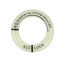 Load image into Gallery viewer, Night Luminous Car Ignition Start Stop Button Fluorescent Circle Luminous Ring Cover Start Stop Button Luminous Start Stop Button Ring Cover Trim Universal Ignition Key Ring Stickers Auto Motorcycle 3D Decals Decoration Fluorescent Circle Auto Interior