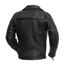 Load image into Gallery viewer, Night Rider Men's Motorcycle Leather Jacket