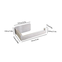 Load image into Gallery viewer, No-Drill Self Adhesive Toilet Paper Holder Stainless Steel Bathroom Kitchen Roll Paper Accessory Tissue Towel Rack Metal Holders Toilet Tissue Roll Holders Dispenser And Hangers Wall Mounted For Bathroom Kitchen Stainless Steel Modern Square Style