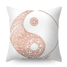 Load image into Gallery viewer, Nordic Style Pillow Covers Plant Letter Flower Geometric Sofa Cushion cover Headrest Pink Party Decorations Gift For Kids Geometric Decorative Throw Pillow Covers Square Cotton Cushion Covers Outdoor Sofa Home Pillow Covers