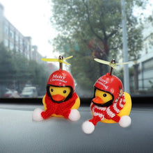 Load image into Gallery viewer, Normal Airscrew Helmet Standing Duck Broken Wind Small Yellow Duck Bike Motor Riding Cycling Lights Bicycle Accessories Rubber Yellow Duck Toy Bike Ornaments Yellow Duck With Proper Helmet Cool Decorations