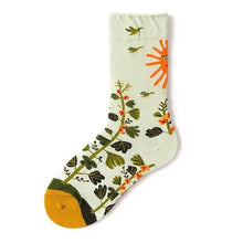 Load image into Gallery viewer, Novelty Happy Funny Women Graphic Short Socks Socks Combed Out Of Pure Cotton Art Abstract Oil Painting Socks French Style Crew Socks For Men And Women