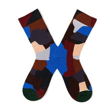 Load image into Gallery viewer, Novelty Happy Funny Women Graphic Short Socks Socks Combed Out Of Pure Cotton Art Abstract Oil Painting Socks French Style Crew Socks For Men And Women