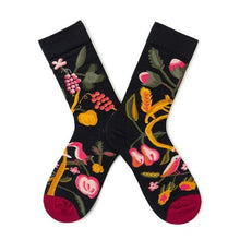 Load image into Gallery viewer, Novelty Happy Funny Women Graphic Short Socks Socks Combed Out Of Pure Cotton Art Abstract Oil Painting Socks French Style Crew Socks For Men And Women