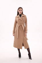 Load image into Gallery viewer, Camille Cashmere Blend Coat in Camel