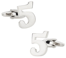 Load image into Gallery viewer, Number 5 Cufflinks