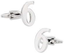 Load image into Gallery viewer, Number 6 Cufflinks