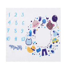 Load image into Gallery viewer, Newborn Baby Milestone Photography Blanket - # BAGE41110002