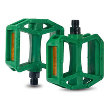 Load image into Gallery viewer, Nylon Bicycle Pedals Ultralight Flat Platform Bike Pedals For Mountain Bike 9/16'' 1/2" Cycling Sealed DU Bearing Pedals Mountain Bike Pedals Pedals Lightweight Nylon Composite Bicycle Flat Pedals Bearing Bike Platform Pedals For Mountain Bikes