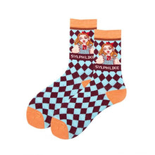 Load image into Gallery viewer, Occident Fashion Colorful Print Socks Women with Mushroom Spring Woman Socks Breathable Cotton Socks For Women