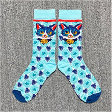 Load image into Gallery viewer, Occident Fashion Colorful Print Socks Women with Mushroom Spring Woman Socks Breathable Cotton Socks For Women