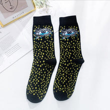 Load image into Gallery viewer, Occident Fashion Colorful Print Socks Women with Mushroom Spring Woman Socks Breathable Cotton Socks For Women
