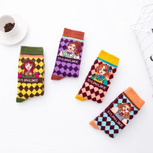 Load image into Gallery viewer, Occident Fashion Colorful Print Socks Women with Mushroom Spring Woman Socks Breathable Cotton Socks For Women