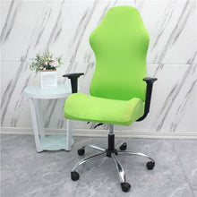 Load image into Gallery viewer, Office Computer Gaming Chair Covers Stretch Spandex Armchair Gamer Seat Cover Printed Household Racing Desk Rotating Slipcovers Soft Fit Universal Desk Rotating Chair Slipcovers, Removable Washable Anti-Dust Spandex Chair Protector Cover With Zipper
