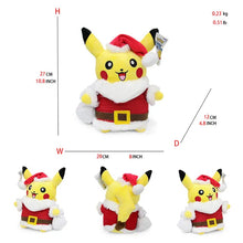 Load image into Gallery viewer, 24 Pcs Pokemon Pikachu Cosplay Toys Charizard Snorlax Garchomp Tyranitar Hydreigon Anime Stuffed Plush Cartoon Peluche Dolls - # BOT&G512610001