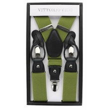 Load image into Gallery viewer, Vittorio Farina Men's Vibrant Colorful Convertible Suspender