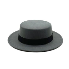 Load image into Gallery viewer, One Size Winter Autumn Cotton Women Men Fedoras Lady Retro Wide Brim Hat Belt Fedora Hat Top Lightweight Caps Everyday Wear Hats Summer Sun Hat