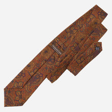 Load image into Gallery viewer, Trevi - Printed Madder Silk Tie - Ginger