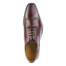Load image into Gallery viewer, Oscar Mens Leather Lace up Oxford Designer Dress Shoes