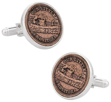 Load image into Gallery viewer, Our Little Monitor Civil War Token Cufflinks