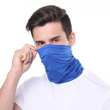 Load image into Gallery viewer, Outdoor Balaclava Bandana Uv Biker Cover Scarf Seamless Magic Headband Camouflage Neck Gaiter Face Cover Headwear Scarf Uniesx Men Women Bandanas Polyester Breathable Windproof Anti UV Neck Cover Camping Hiking Climbing Face Mask Headband