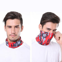 Load image into Gallery viewer, Outdoor Balaclava Bandana Uv Biker Cover Scarf Seamless Magic Headband Camouflage Neck Gaiter Face Cover Headwear Scarf Uniesx Men Women Bandanas Polyester Breathable Windproof Anti UV Neck Cover Camping Hiking Climbing Face Mask Headband