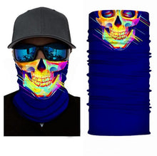 Load image into Gallery viewer, Outdoor Sport Seamless Bandanas Neck Warmer Buffe Face Shield Motorcycle Cycling Balaclava Headband Mask Hiking Fishing Scarf Bandanas Women Men Neck Gaiter Cover Turban Multipurpose Balaclava Elastic UV Face Shields for Women