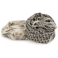 Load image into Gallery viewer, Outdoor Unisex Army Military Tactical Arab Shemagh Cotton Scarves Hunting Paintball Head Scarf Face Mesh Desert Bandanas Scarf Keffiyeh Women Men Scarf Shawl Wrap Pattern of Arab Shemagh Keffiyeh Men Arab Kufiyah Keffiyeh Arabic Muslim Head Wrap