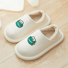 Load image into Gallery viewer, Outdoor Winter Waterproof Women Non-Slip Slippers Warm Female Plush House Slippers Indoor Flip Flops Waterproof Fuzzy Clogs Slippers Cozy Slip-On Memory Foam Fur House Slippers