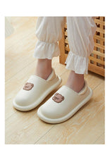 Load image into Gallery viewer, Outdoor Winter Waterproof Women Non-Slip Slippers Warm Female Plush House Slippers Indoor Flip Flops Waterproof Fuzzy Clogs Slippers Cozy Slip-On Memory Foam Fur House Slippers