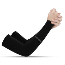Load image into Gallery viewer, Outdoors Arm Sleeves Bicycle Sleeves Sun Protection Arm Cooling Sleeve Warmers UV Protection Sleeves Multi-functional High-elastic Outdoor Sports Sleeves Summer Sun Protection Running Cycling Sleeves Sunscreen Arm Warmer Sun Arm Cover