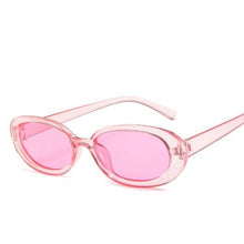 Load image into Gallery viewer, Oval Sunglasses For Women Retro Designer Glasses For Women/Men Small Eyewear For Women Tiny Small 90s Sunglasses Women Polarized Retro Oval Sunglasses Tinted Glasses