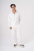 Load image into Gallery viewer, Unisex Oversize Half-Zip Sweatshirt & Baggy Sweatpants Set