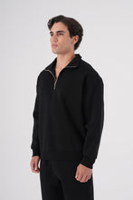 Load image into Gallery viewer, Unisex Oversize Half-Zip Sweatshirt & Baggy Sweatpants Set