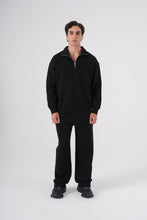 Load image into Gallery viewer, Unisex Oversize Half-Zip Sweatshirt & Baggy Sweatpants Set
